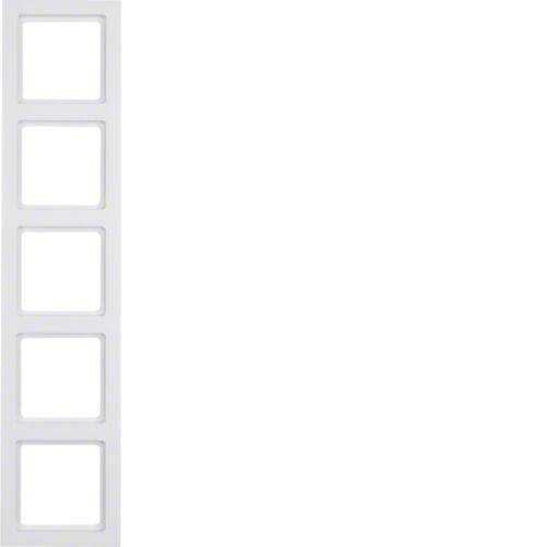 Berker 10156099 Rahmen 5fach Q.3 polarweiß, samt Mesch Shop Berker 10156099 Rahmen 5fach Q.3 polarweiß, samt Mesch Shop